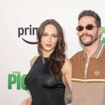 Pete Davidson and Elsie Hewitt at The Pick Up Red Carpet