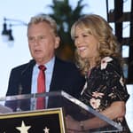 Pat Sajak and Vanna White at Harry Friedman Hollywood Walk of Fame Ceremony