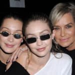 Bella, Gigi, and Yolanda Hadid