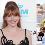 A photo collage of Bryce Dallas Howard and Robert Redford