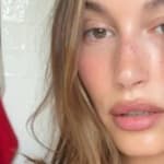 Hailey Bieber close up