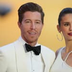 Nina Dobrev and Shaun White at the Royal Film Performance of Top Gun: Maverick