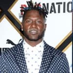 Antonio Brown (left) Donald Trump and Charlie Kirk (right)