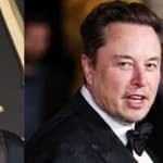 JK Rowling (left) Elon Musk (right)