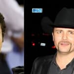 Photo collage of John Rich and Joel Osteen.