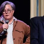 Rosie O'Donnell (left) Donald Trump (right)