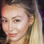 Corinne Olympios drinking tequila