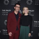 Paul Costabile and Christina Perri at PaleyCenter Presents Bob Mackie: Naked Illusion Premiere