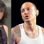 Draven Bennington and Chester Bennington photo collage