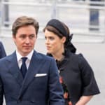 Princess Eugenie and Princess Beatrice with their husbands