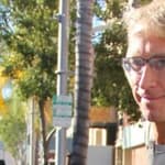Andy Dick walking outside