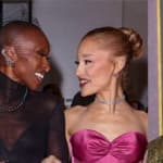 Cynthia Erivo and Ariana Grande (left) Michael B. Jordan (right)