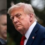 Joe Rogan, Donald Trump photo collage
