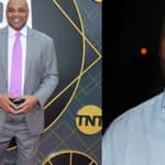 Photo collage of Charles Barkley and Michael Jordan