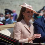 Princess Of Wales At Royal Parade In Windsor