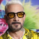 AJ McLean at Los Angeles premiere of 'Trolls Band Together'