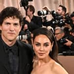 Ashton Kutcher and Mila Kunis at the 83rd Annual Golden Globes