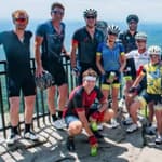 Cyclists at Hotel Domestique