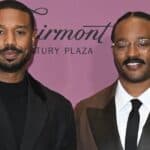 Michael B. Jordan and Ryan Coogler on the red carpet.