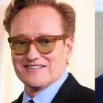 Conan O'Brien (left) Donald Trump (right)