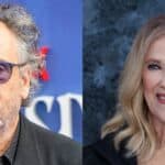 Tim Burton (left) Catherine O'Hara (right)