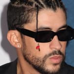 Bad Bunny and Lady Gaga collage