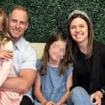 Ashley Flynn and Caleb Flynn with their daughters