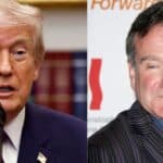 Donald Trump (left) Robin Williams (right)