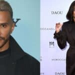 Photo collage of Jay Manuel and Tyra Banks.