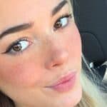 Livvy Dunne takes selfie in car