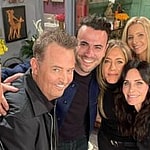 The cast of Friends on the reunion special