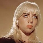 Billie Eilish looking into the distance