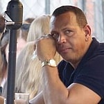 Alex Rodriguez looks sad as he eats alone at Bar Pitti Restaurant in NYC