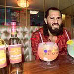 UFC star Jorge Masvidal who was supposed to go campaigning with Donald Trump this week appears at the Sugar Factory in Miami Beach