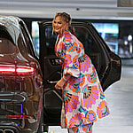 Chrissy Teigen and John Legend are seen after a shopping trip with their children