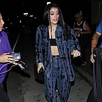 Dixie D apos Amelio wears double denim as she leaves LA hot spot Craig apos s
