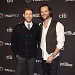 Jensen Ackles and Jared Padalecki at the 2018 PaleyFest Los Angeles 'Supernatural'