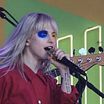 Hayley Williams of Paramore performs on 'Jimmy Kimmel Live' in Hollywood, CA. 17 May 2017 Pictured: Paramore, Hayley Williams. Photo credit: PressPhotoDirectLA / MEGA TheMegaAgency.com +1 888 505 6342 (Mega Agency TagID: MEGA36029_001.jpg) [Photo via Mega Agency]
