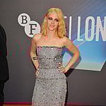 Kristen Stewart in silver dress