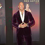 Dwayne Johnson at the World Premiere Of Netflix's "Red Notice"