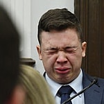 Kyle Rittenhouse crying