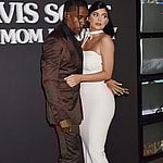 Travis Scott and Kylie Jenner at the Travis Scott Look Mom I Can Fly Premiere