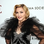 Madonna smiling