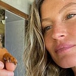 Gisele Bündchen tends to an injured baby squirrel