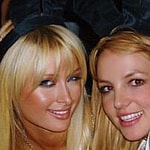 Paris Hilton and Britney Spears smiling.