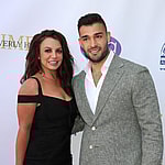 Britney Spears and Sam Asghari on the red carpet