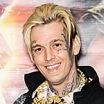 Aaron Carter smiling.