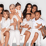 Kardashian and Jenner siblings with their kids