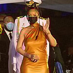 Rihanna and Prince Charles in Barbados