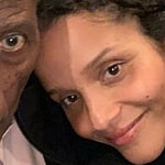 Sidney Poitier and his daughter Sydney.